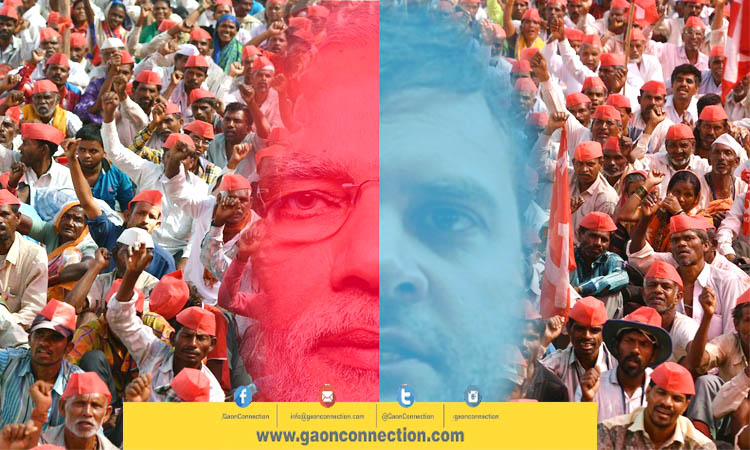 2019 की उल्टी गिनती : नरेंद्र मोदी से लेकर राहुल गांधी तक हर बड़े नेता की जुबान पर बस किसान, किसान, किसान