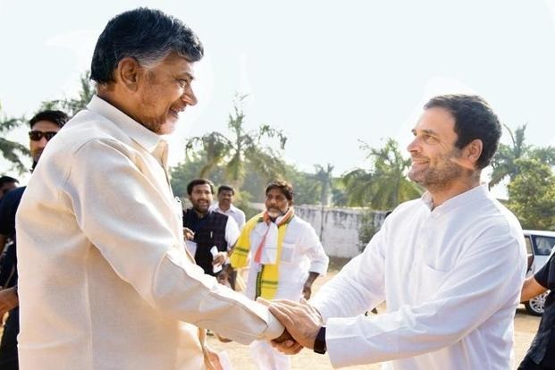 Lok Sabha Elections 2019: बीजेपी विरोधी मोर्चा बनाने के लिए गोलबंदी तेज, राहुल गांधी से मिले चंद्रबाबू नायडू