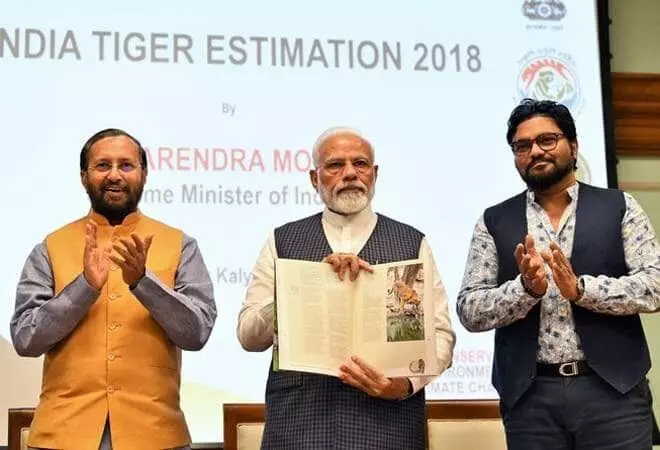 प्रधानमंत्री ने जारी की बाघ गणना रिपोर्ट, 2014 के बाद बाघों की संख्या हुई दोगुनी