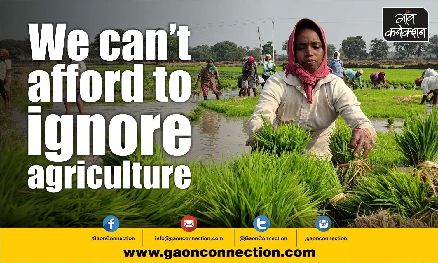 There shall be no new India without Bharat and agriculture