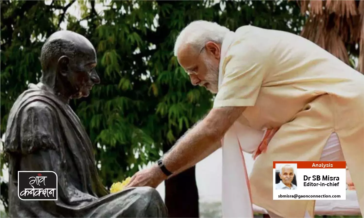 Only Narendra Modi has truly understood Mahatma Gandhi