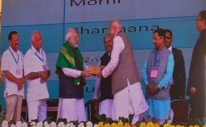 उत्तर प्रदेश को तिलहन और बिहार को मक्का व गेहूं के रिकॉर्ड उत्पादन के लिए मिला कृषि कर्मण पुरस्कार