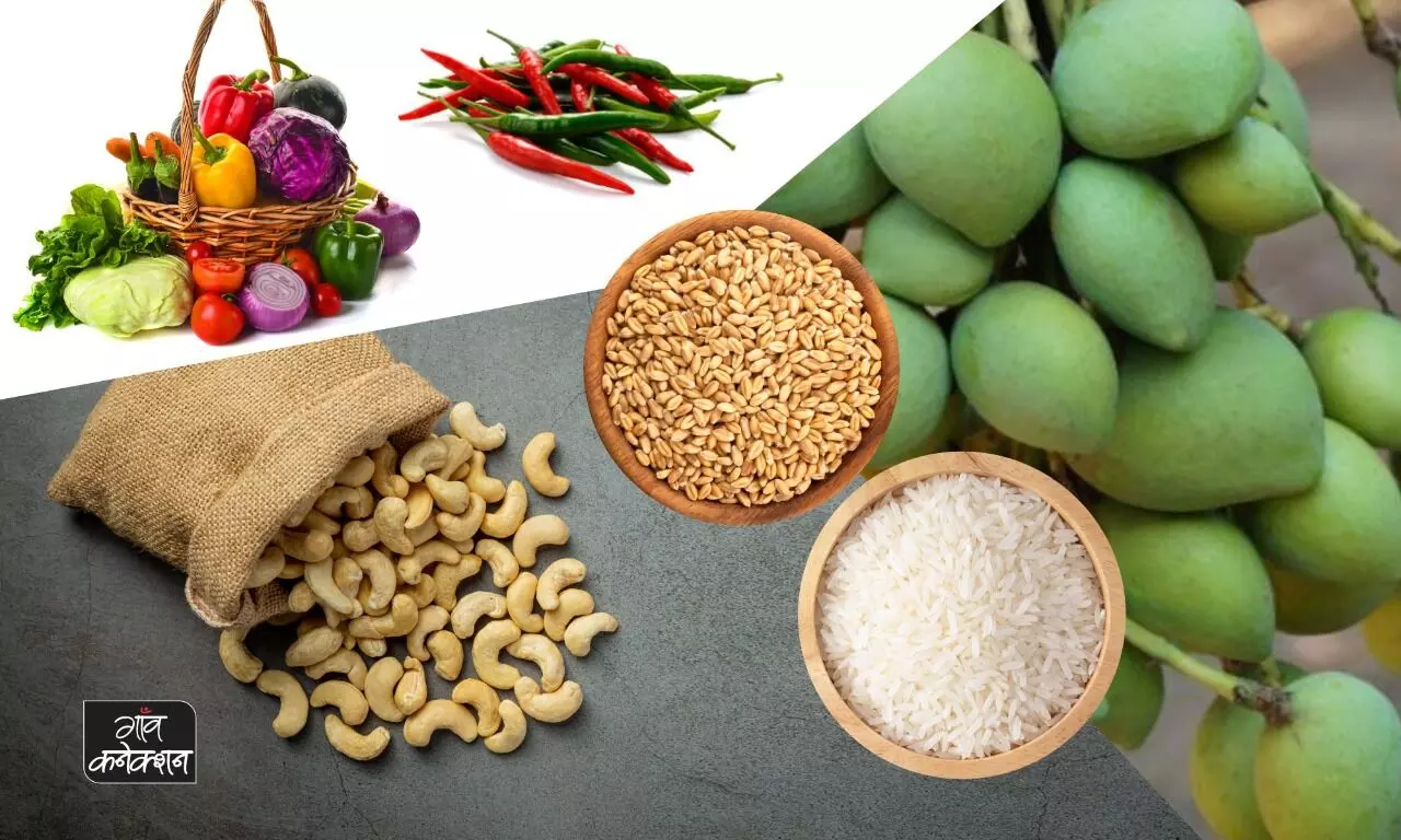 चावल, फल-सब्जियां, पोल्ट्री उत्पादों समेत भारत के कुल कृषि निर्यात में 22 फीसदी की बढ़ोतरी