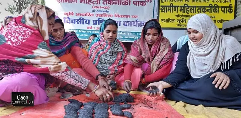Briquettes out of crop residue – heres how rural women are killing two birds with one stone