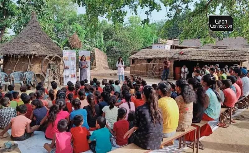 Rural residents in Bihar learn about heatwave preparedness and early response