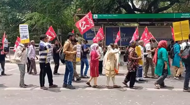 Mundka fire: Protesters march to CM Kejriwals residence while missing workers kins live in uncertainty
