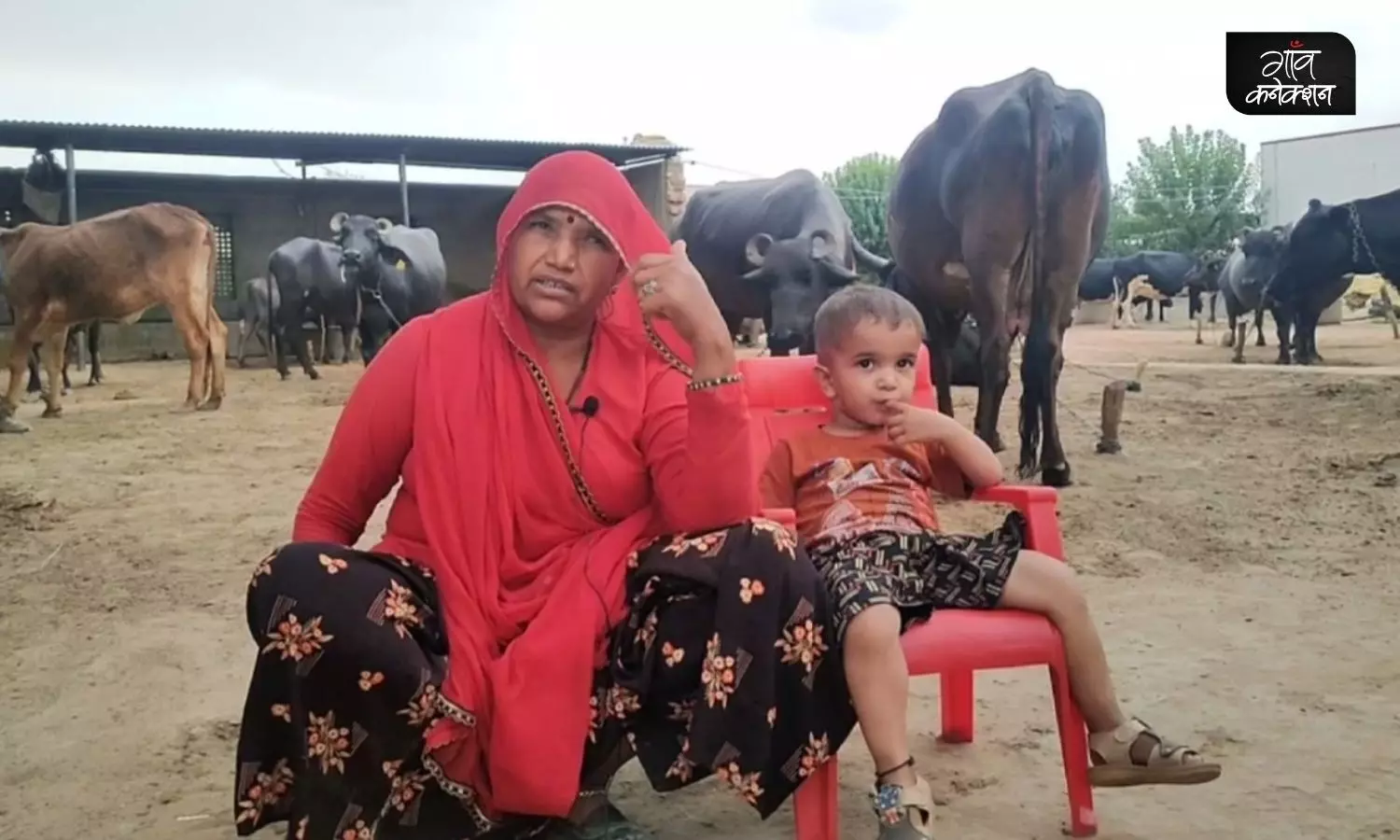धानक्या गाँव की 55 वर्षीय रामप्यारी देवी 