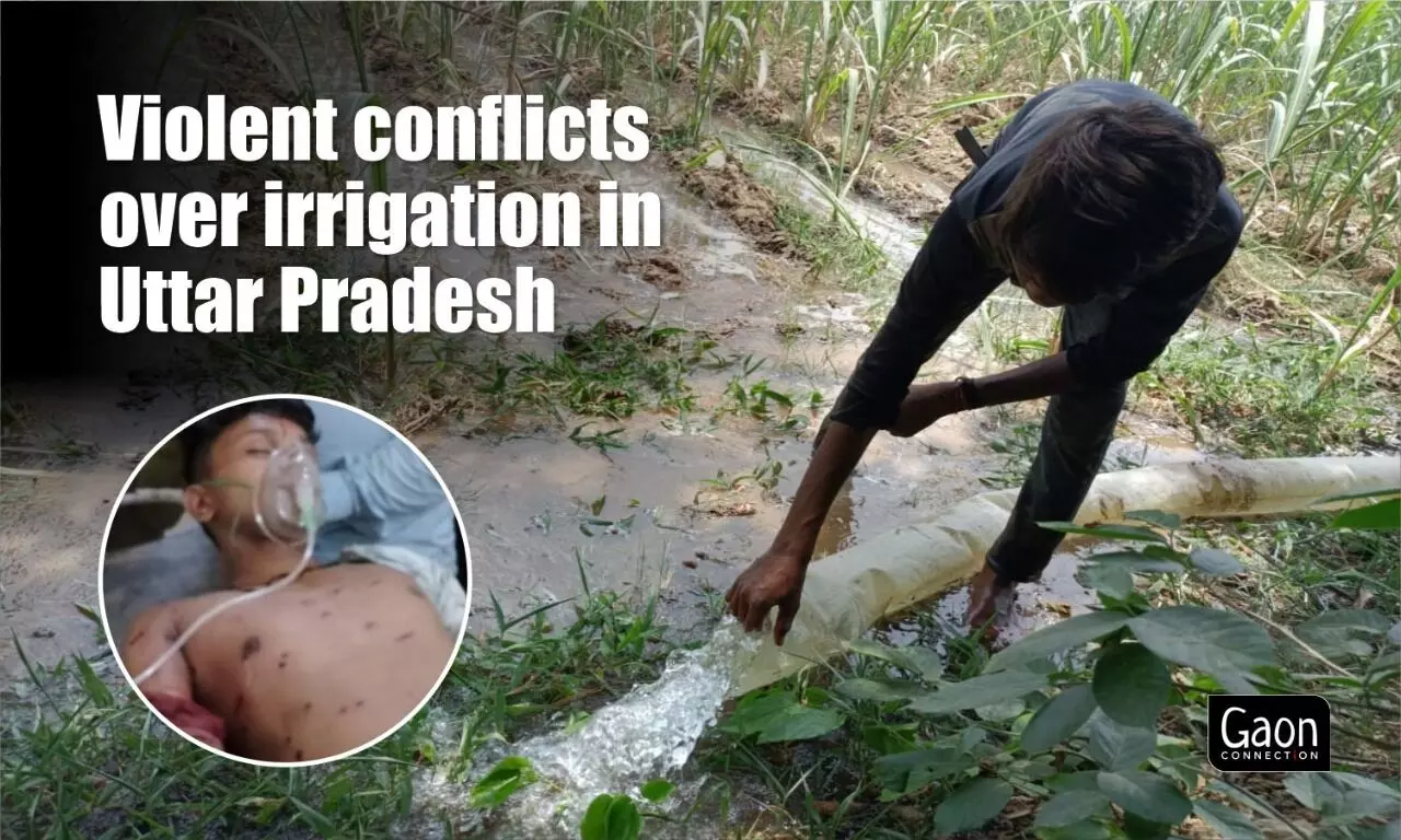 Rising heat, sinking groundwater and violent conflicts over irrigation in UP. A ground report