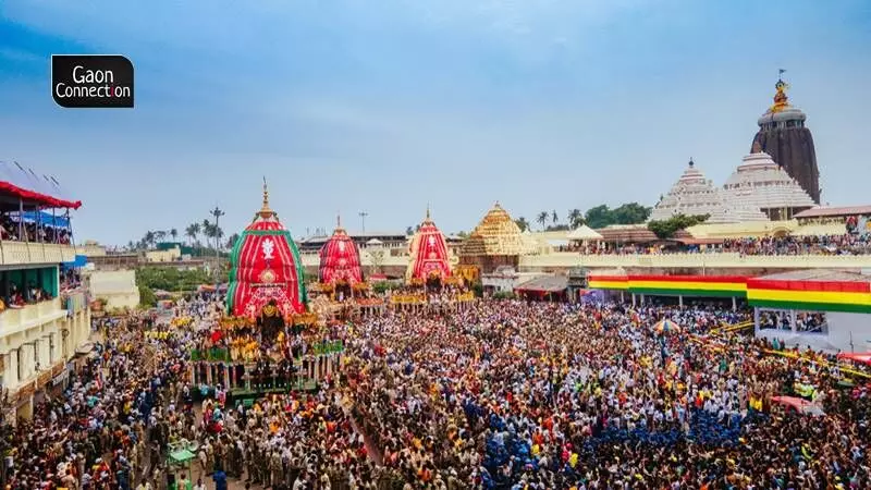 Odisha: More than a million revellers throng Puri as Rath Yatra festivities begin in full swing