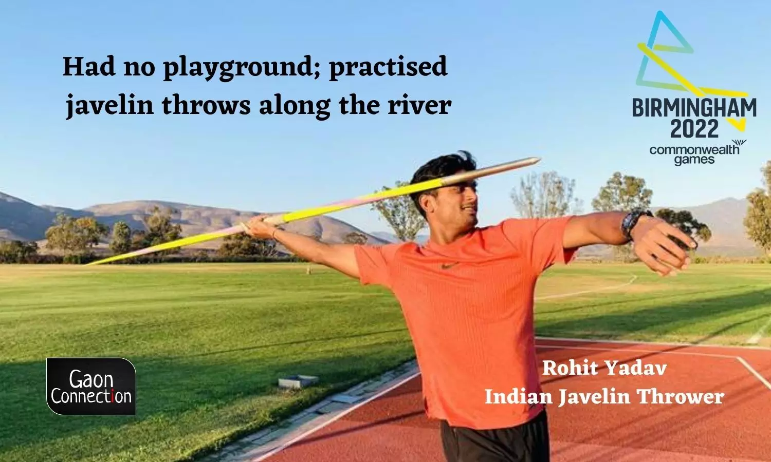 We had no playground; our father cleared out a stretch along the river for us to practise javelin throws