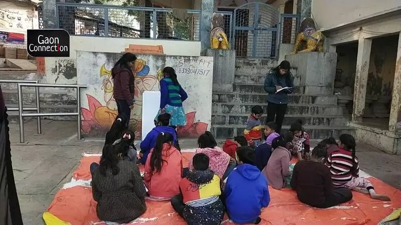 A Classroom and a Library on the Ganga Ghat