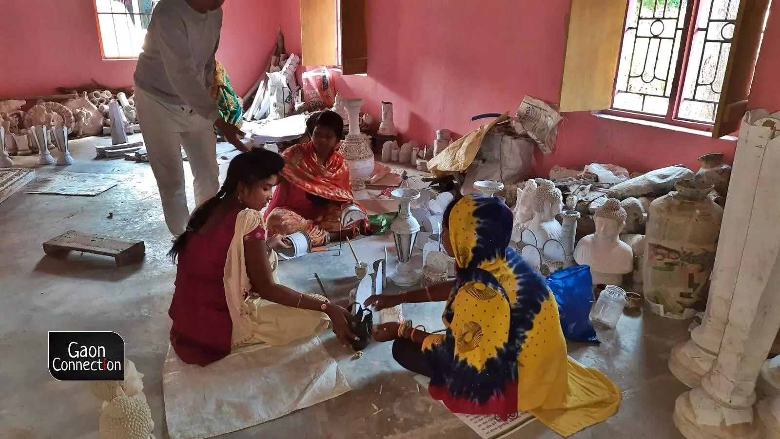 Women in Odisha’s Keonjhar use paper waste to make papier-mache craft, achieve self-reliance