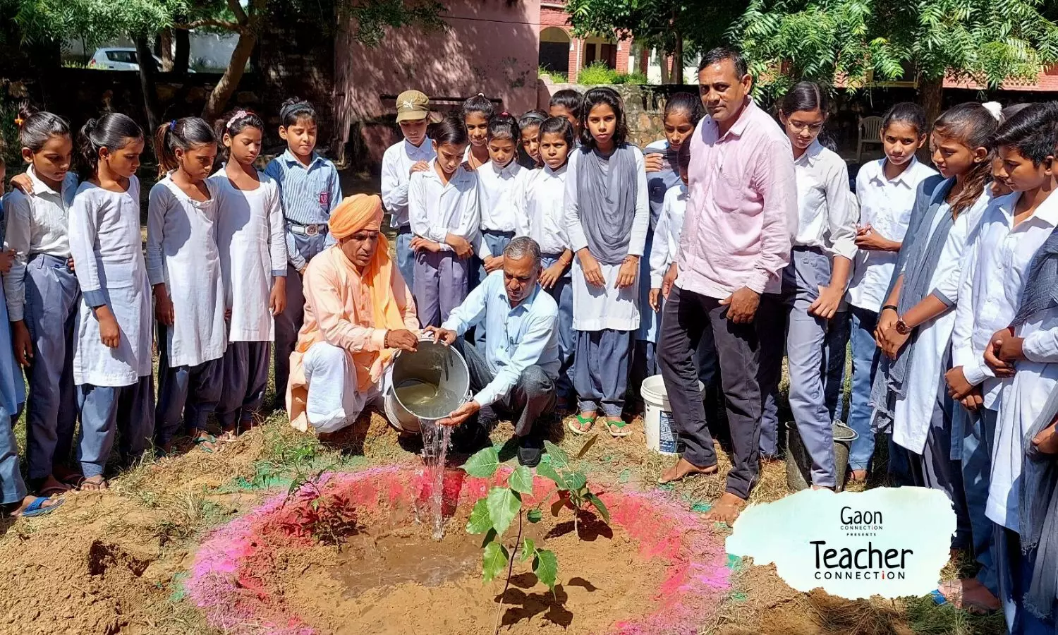 A school teacher has planted nearly 5 million trees and inspired a generation of students