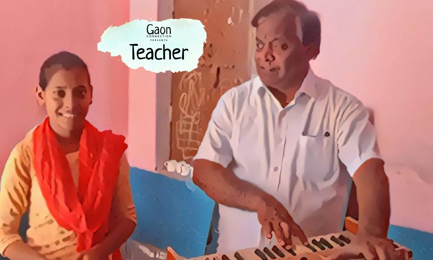 A teacher brings glory to the Mewati language
