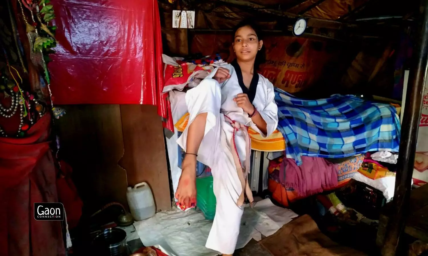 Daughter of a roadside tea stall owner, 13-yo Pooja Chauhan is a Taekwondo champ