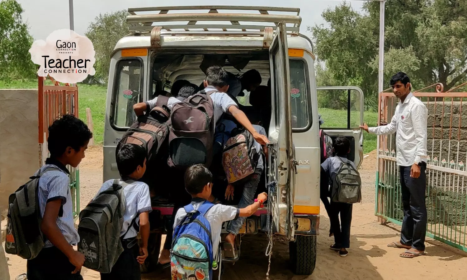 Teacher Buys His Students A School Bus with Rs. 16 Lakhs From Savings