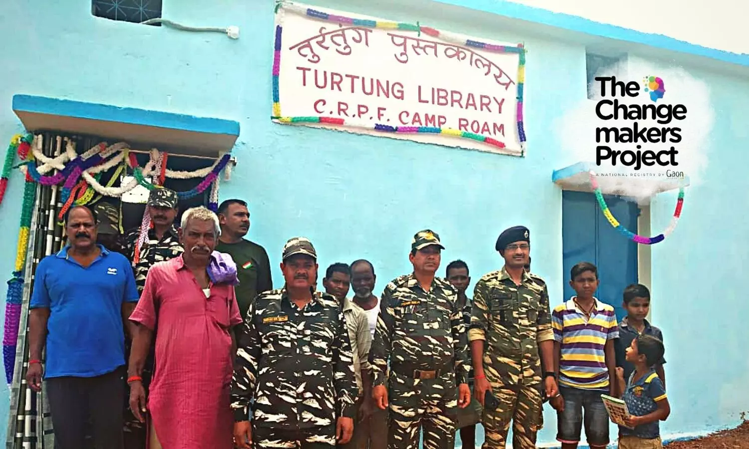 A CRPF officer sets up libraries in remote villages