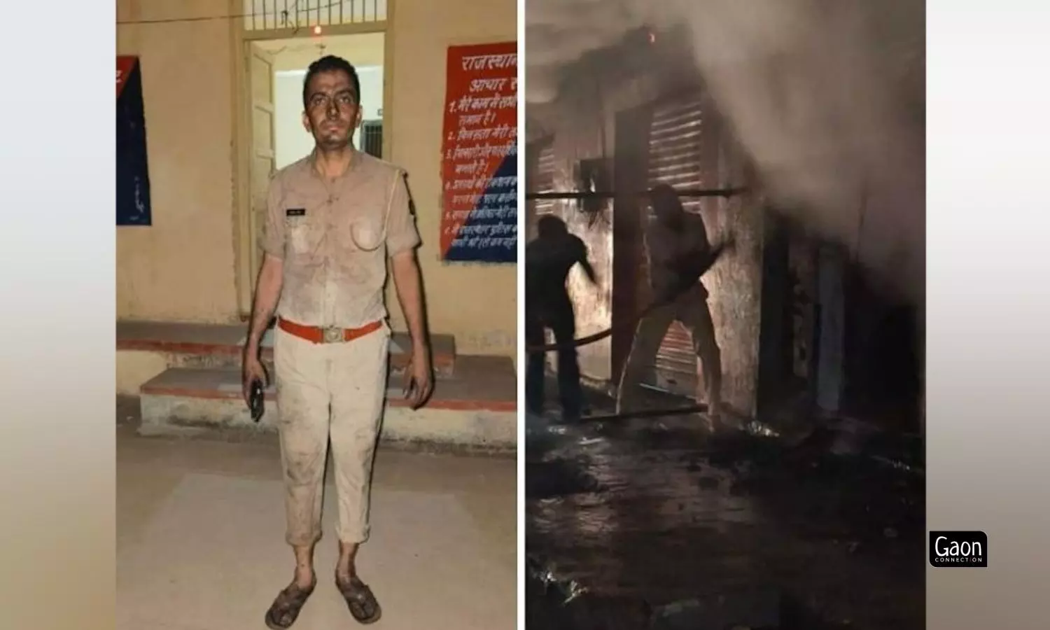 Meet Jaisalmer’s police constable whose viral videos of battling fire are doing the rounds
