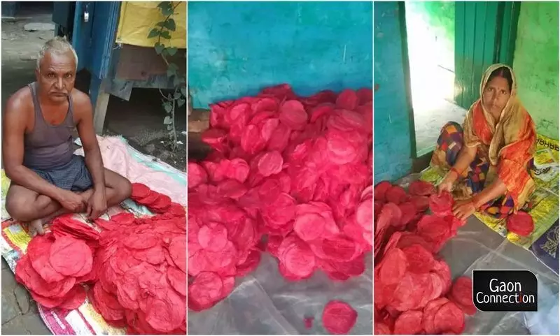 The Age Old Tradition of Making Aalta Patra for Chhath Puja