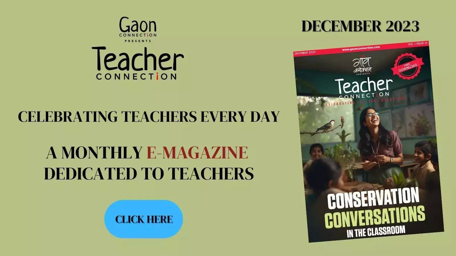 Conservation Conversations in the Classroom — Download and Read the Latest Issue of Teacher Connection Magazine
