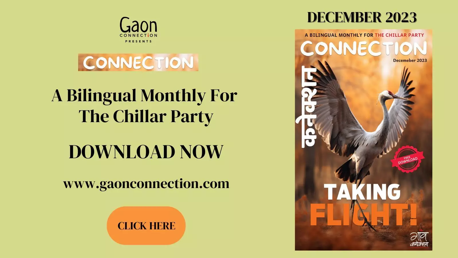 Taking Flight – The Latest Issue of Connection, a Kids Magazine By Gaon Connection, Is Out
