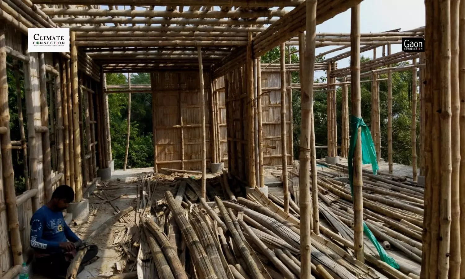 Bamboo Based Cyclone Shelters Offer Safe Haven to Communities in The Sundarbans