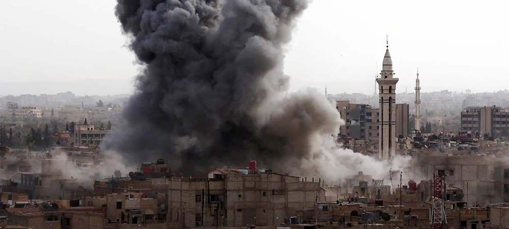 सीरिया में हवाई हमला, 31 लोगों की मौत