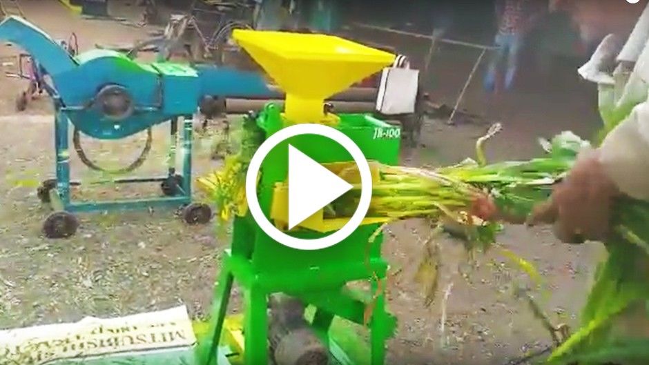 वीडियो : चारा काटने के साथ चक्की का भी काम करती है ये मशीन