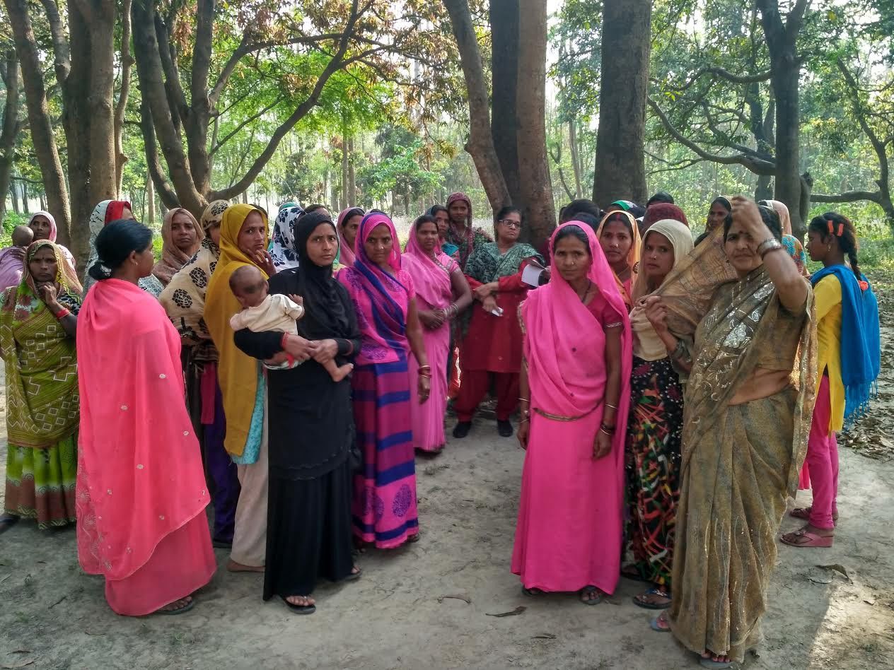 बहराइच में समूह बनाकर महिलाएं कर रहीं खेती