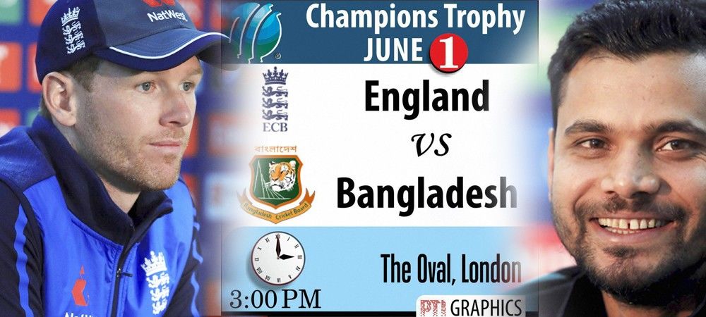 चैम्पियंस ट्रॉफी 2017 : खिताब के लिए आठ टीमों में आज से जंग, इंग्लैंड और बांग्लादेश के बीच होगा पहला मैच