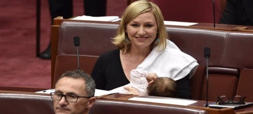 पहली बार किसी महिला ने संसद में कराया स्तनपान, रचा इतिहास