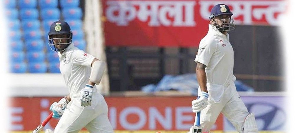 भारत बांग्लादेश टेस्ट मैच 2017 में भारत ने चाय से पहले  बनाए एक विकेट पर 164 रन 