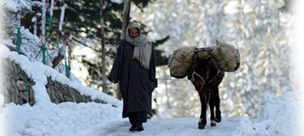 जम्मू कश्मीर का लेह सबसे ठंडा स्थान रहा, तापमान शून्य से 8.6 डिग्री सेल्सियस नीचे गया