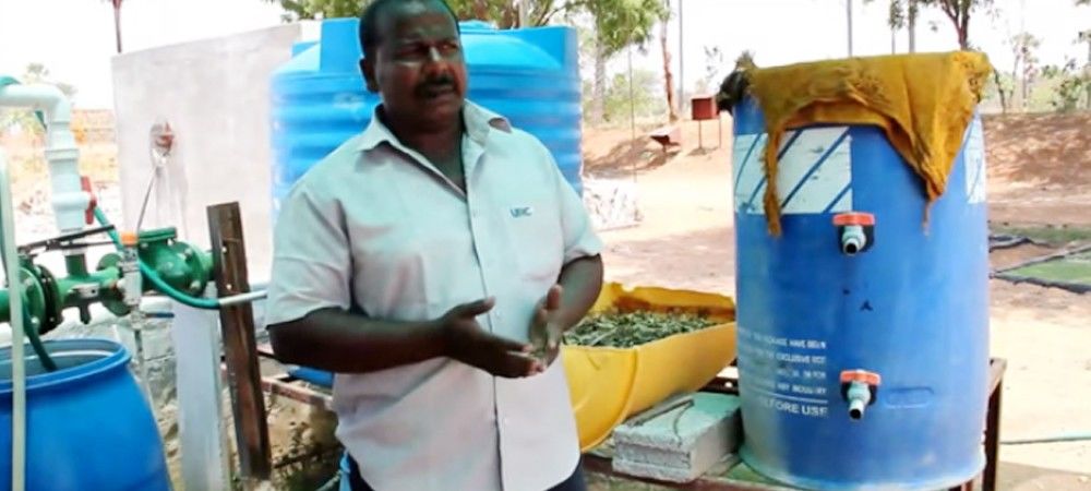 तमिलनाडु : किसान ने सिर्फ 800 रुपये में लगाई जैविक खाद की फैक्ट्री , देखिए वीडियो