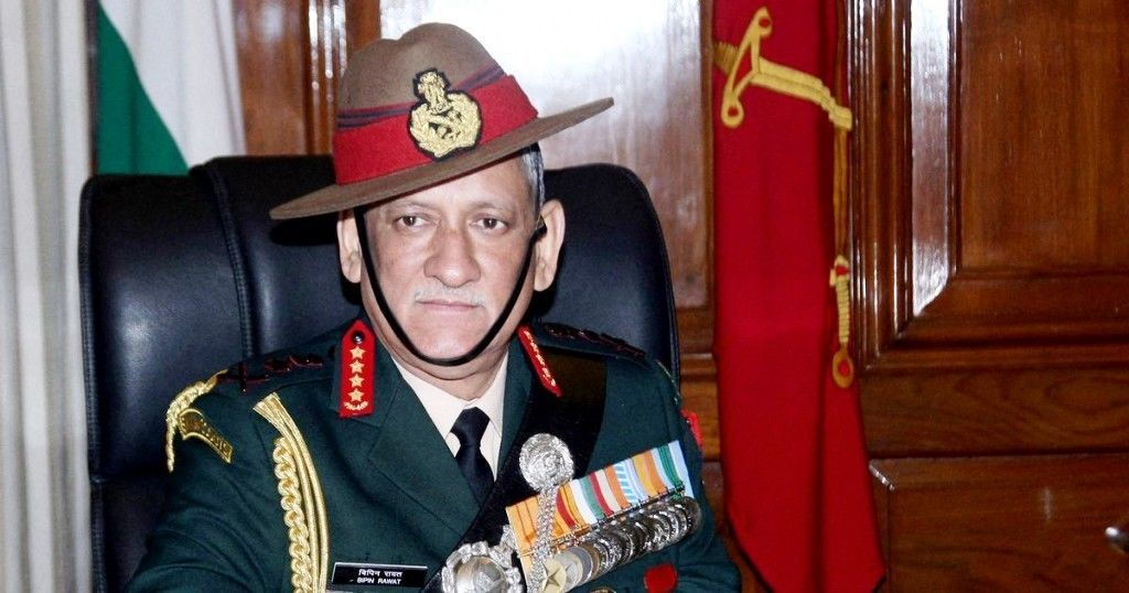 सेना प्रमुख जनरल रावत आज जम्मू कश्मीर का दौरा करेंगे 