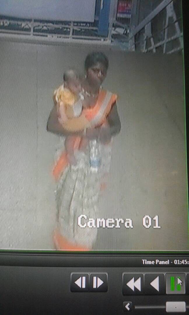 इलाहाबाद जंक्शन से बच्चा चोरी, जीआरपी ने जारी किया  सीसीटीवी फुटेज 