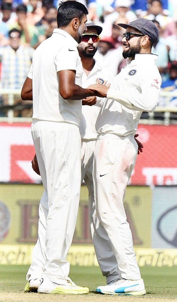 भारत इंग्लैंड टेस्ट मैच: अश्विन, कोहली ने भारत को मजबूत किया 