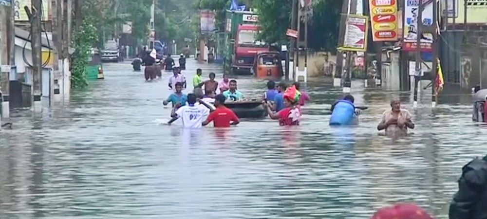 श्रीलंका बाढ़ : भारत ने राहत सामग्री भेजी, करीब 120 लोगों की मौत