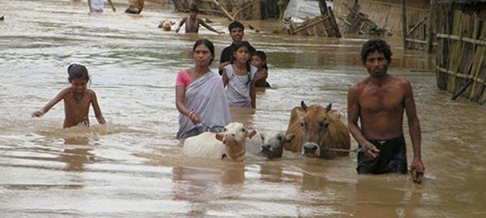 असम में भारी बारिश से एक  की मौत, बाढ़ की स्थिति उत्पन्न