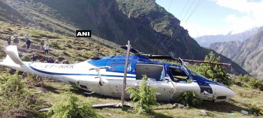 बद्रीनाथ में हेलीकॉप्टर दुर्घटनाग्रस्त, इंजीनियर की मौत