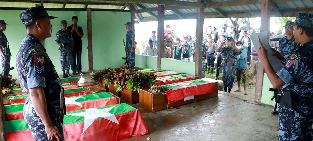 म्यामार के अशांत राखिन प्रांत में झड़पों में 12 लोगों की मौत: सरकारी मीडिया
