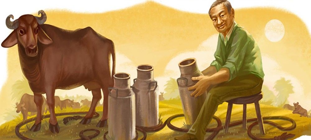 Doctor Verghese Kurien, the father of India's White Revolution. (Milk) It was a testament to the impact one man has made on the milk supply of a country. News in hindi