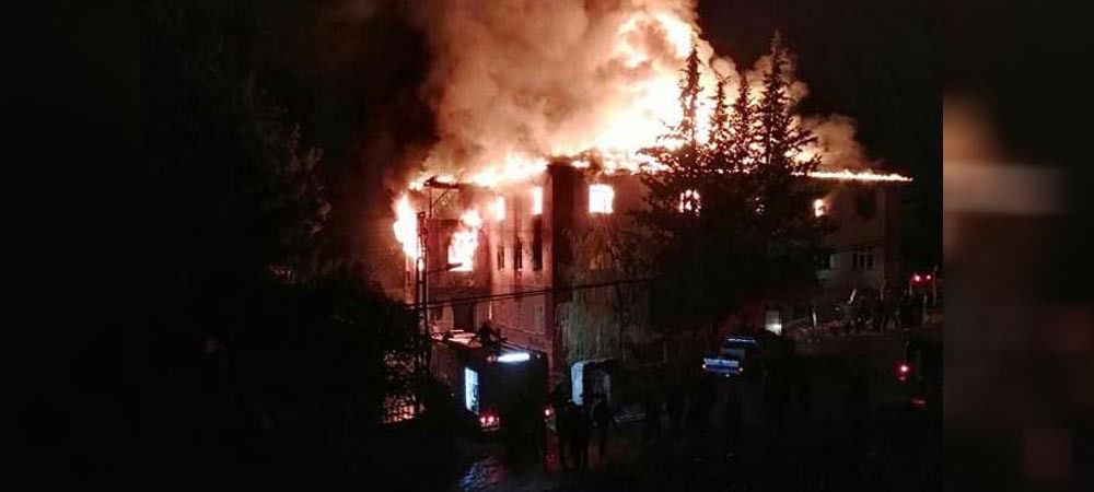 तुर्की छात्रावास में लगी आग, छात्राओं समेत 12 लोगों की मौत 
