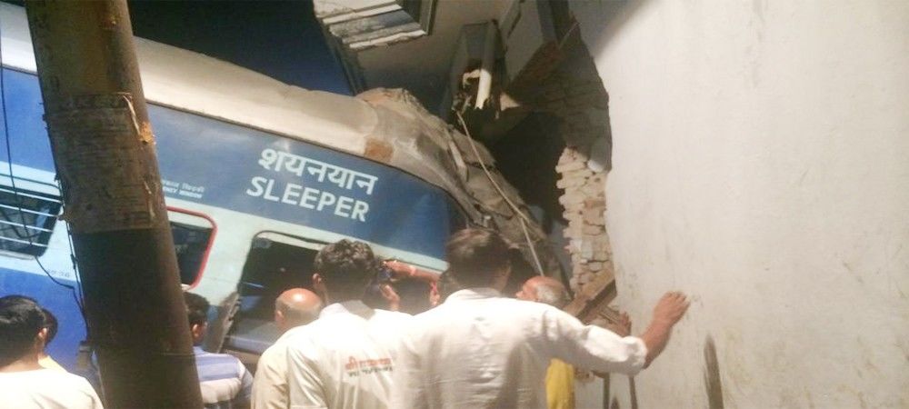 मुजफ्फरनगर ट्रेन हादसा : जिसके घर में घुसी ट्रेन वह बोला- करूंगा रेलवे पर केस