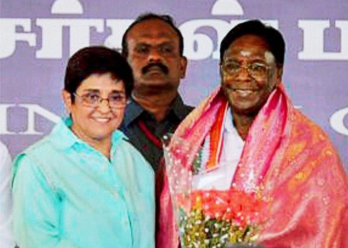नारायणसामी ने पुडुचेरी के मुख्यमंत्री पद की शपथ ली