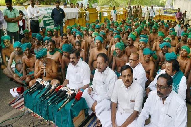 पीएम के घर के बाहर विरोध प्रदर्शन कर रहे तमिलनाडु के किसान हिरासत में 