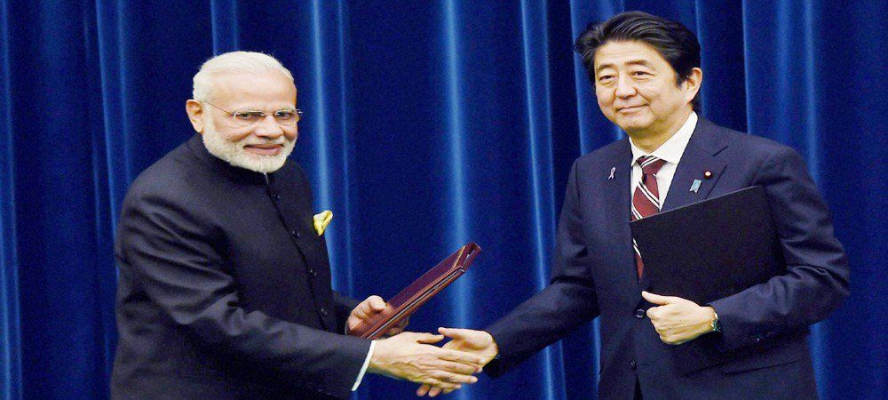 असैन्य परमाणु करार पर भारत-जापान ने हस्ताक्षर किए