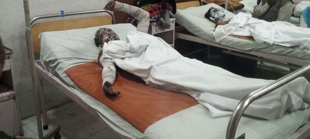 राहुल गांधी पहुंचे रायबरेली घायलों का ले रहे हैं हाल