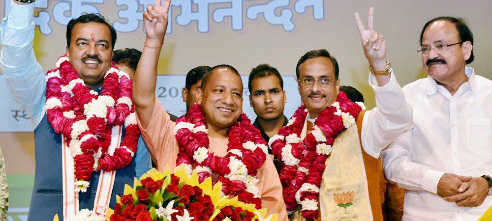 विधायक दल ने योगी आदित्यनाथ को चुना मुख्यमंत्री, प्रदेश में पहली बार बनेंगे दो उप मुख्यमंत्री