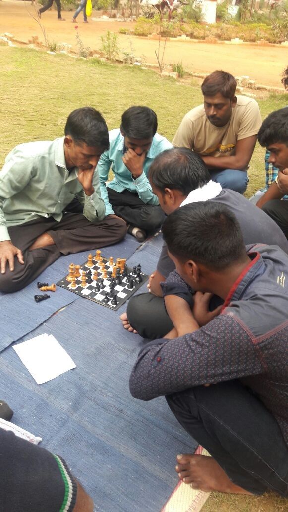 #स्वयंफेस्टिवल में फैजाबाद में कैदियों ने खेला शतरंज 